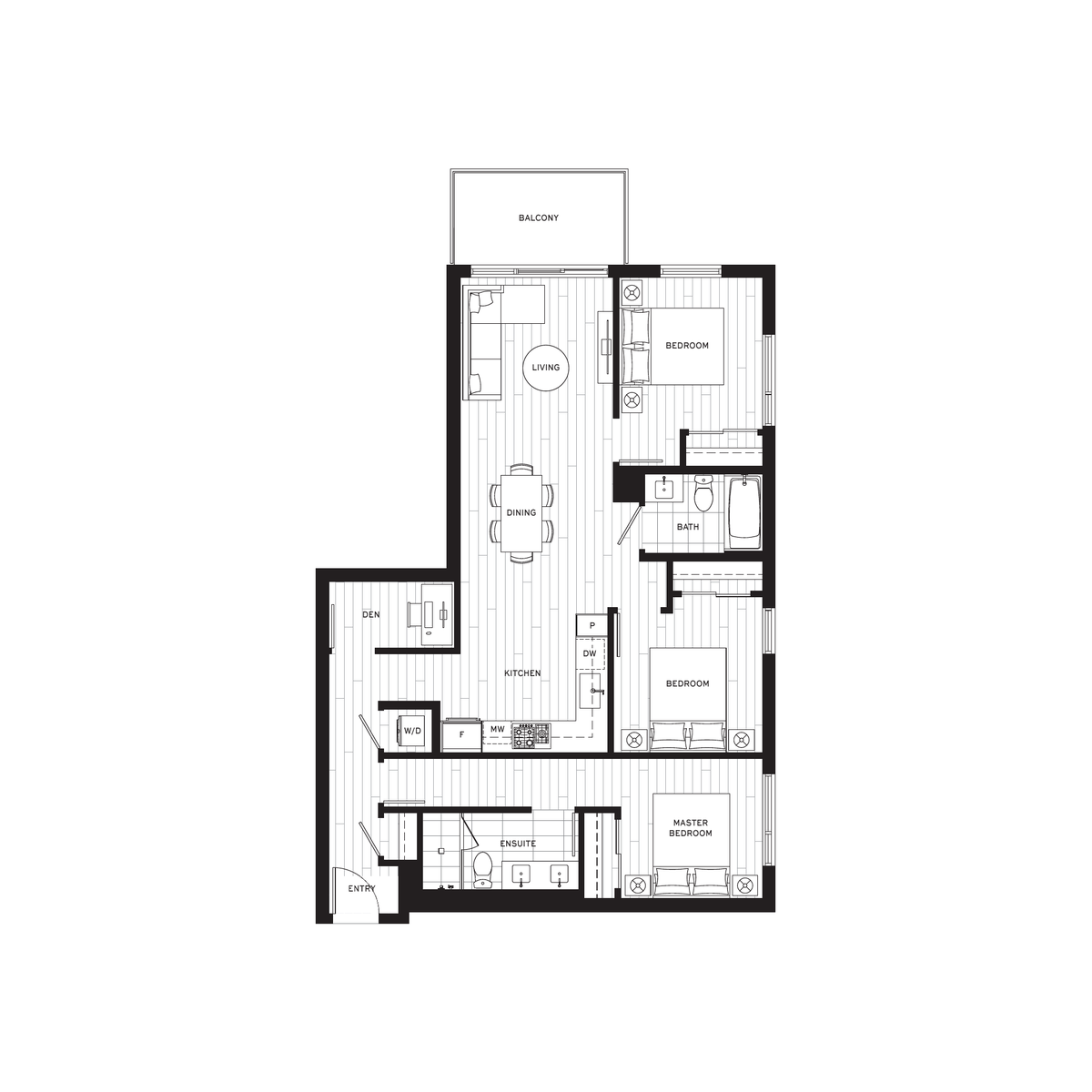 R Plan floorplan